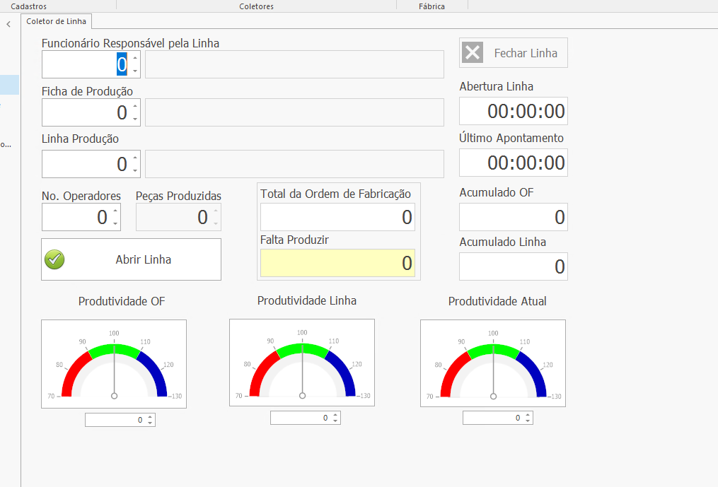 Coletor de Linha de Produção